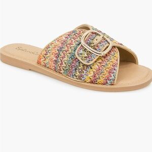 Splendid Women's Colorful Woven Slide Sandals